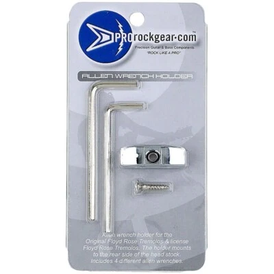 ProRockGear RGAWH10 Allen Wrench Holder for Floyd Rose Tremolo, Chrome
