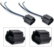 Wire Pigtail Female P 9008 H13 Two Harness Head Light Bulb Plug Repair Socket (for: Mini)