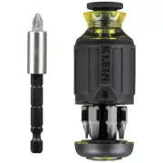 Klein Tools Klein 32308 | 8-in-1 Multi-Bit Adjustable Length Stubby Screwdriver