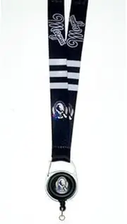 Collingwood Magpies AFL Footy Lanyard Detachable Keyring Retractable ID