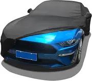 Xipoo Fit 2015-2021 Ford Mustang Car Cover Sedan Cover UV Protection Windproof Dust Proof Scratch Proof Outdoor Full Car Cover for 2015-2021 Ford Mustang Accessories (Version A)