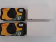 RARE 2 Kodak Single Use Cameras Rochester Rhinos Opening Day 2008 Collectible