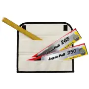 Pull-Stroke Saw Set - 16 TPI & 19 TPI Japanese Flush Cut Hand Saw Kit with Qu...