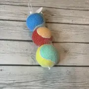 3 Pack Of Balls Rubber Fetch Dog Ball Toys Bounce Boots & Barkley Puppy NEW