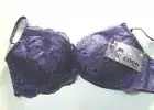 Sexy<>Purple Jell Filled - Lace<>Soft- Coco - Bra-D Size 10 Polyester /7810-