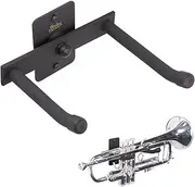String Swing Horizontal Trumpet Holder - Stand for all Piccolo Pocket and Standard Trumpets - Stand Accessories Home or Studio Wall - Musical Instruments Safe without Hard Cases - Made in USA