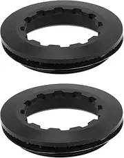 OTOTEC 2pcs Bicycle Hub Centre Lock Disc Aluminum Bike Wheelset Hub Disc Lock Cover 11T Lockring Disc Compatible with Shimano Deore XTR XT SLX