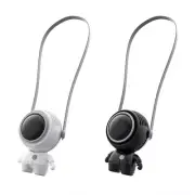 USB Outdoor Sports Hanging Neck Fan Portable Leafless Small Fan Hanging