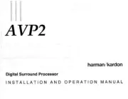 Harman Kardon AVP-2 Surround Processor Owners Manual