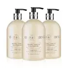 Baylis & Harding Hand Soap Wash Dispenser, Jojoba, Vanilla & Almond Oil, 3-Pack