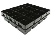 Punnet Plant Pots Square 100mm + Seed Tray x 18 sets - Propagation & Seedling