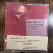 Papers By Catherine Handmade And Decorative Velvet Paper