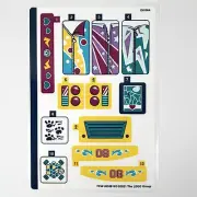 LEGO STICKER SHEET 41681 Friends Forest Camper Van And Sailboat Decals Stickers
