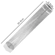 Stainless Steel BBQ Smoker Filter Tube Wood Pellet Grill Smoke Pipe