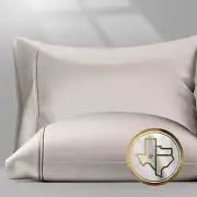 100% Egyptian Cotton Pillow Cases Standard/Queen Size Set of 2 - Luxury 1500 Thr
