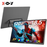 Portable Monitor 18.5 Inch IPS 100% sRGB Display 1920x1080 Second Screen HDR USB
