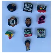 10 Pc Black Lives Matter Crocs Charms for Croc Charm