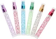 6pcs Travel Refillable Perfume Glass Spray Bottle Empty Sample Sprayer Bottles