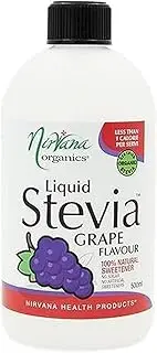 Nirvana Organics Grape Flavour Stevia Liquid 500 ml