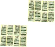 Generic 2sets Electric Guitar Fretboard Stickers Sticker Pack Map for Progression 10pcs*2