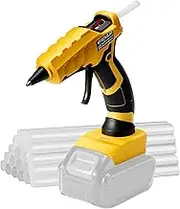 Cordless Hot Glue Gun for Dewalt, Suitable for Dewalt 18/20V Max Lithium-ion Battery, 30s Quick Preheat Hot Melt Glue Gun Full Size with 20 Pcs Glue Sticks for Arts & Crafts & DIY & Repairs(Tool Only)