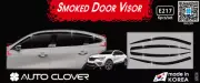 Smoke Black Window Vent Visors Rain Guard Sun 6P E217 for Renault Arkana 2019~21