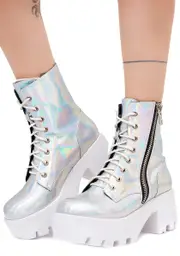 [Current Mood] Chiller Holographic Platform Boots