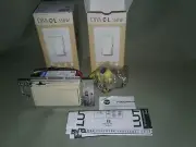 2 - Lutron Diva Rocker Paddle Dimmer Switch LED Halogen Incandescent 1 Pole/3Way