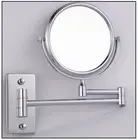 Bathroom Double Sided Make Up Shaving Vanity Wall Mirror Cosmetic Scissor Brush