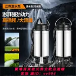 {公司貨 最低價}不銹鋼潛水泵220V家用小型抽水排污泵農用灌溉清水泵污水泵抽水機