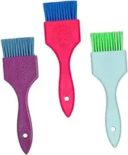 VINTORKY 3Pcs Hair Dye Applicator Brush Flexible Bristles for Smooth Application Lightweight Hair Tint Brushes for Salon Home Use