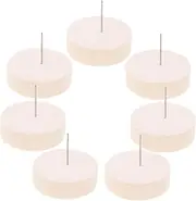 GARIOUANS 6Pcs Wooden Display Stand for Needle Felting Dolls Crochet Doll Showcase Base Durable and Damage Resistant Holder Versatile DIY Rack for Handmade Creations