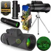 80X100/30X60/10-300X40 Monocular Day/Night BK-4 Telescopes Waterproof Binoculars