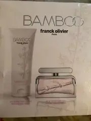 NEW Bamboo by Franck Olivier Gift Set Eau de Parfum Natural Spray & Body Lotion