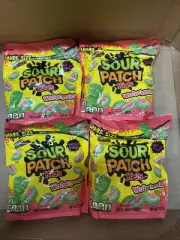 Sour Patch Kids Watermelon 4 Bags, 12 Oz Per, EXP 07/25