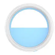 2PC USB Rechargeable Fill Light 36 LEDs Camera Photography Selfie Ring Light for iPad Smartphone Selfie blue