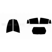For Fiat Bravo 5-door Hatchback 2007+ Full Pre Cut Window Tint Kit Front & Rear