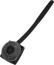 Generic BBQ Grill Cleaning Brush with Long Handle Replaceable Wire Head for Outdoor Indoor Grilling Heavy Duty Grill Scrubber for Easy Grease Removal and Comprehensive Cleaning