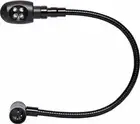 Gooseneck Right angle XLR plus LED Lamp 12VDC 450mm