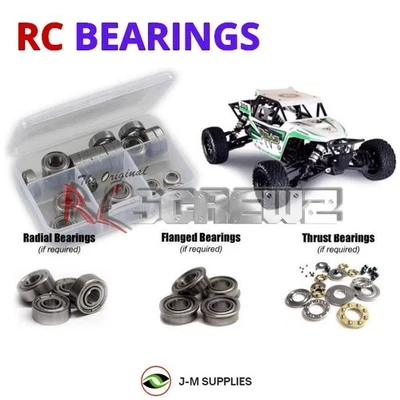 RCScrewZ Metal Shielded Bearings kra005b for Kraken Vesla 5E 1/5 (KVS303) | KIT