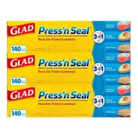 在飛比找樂天市場購物網優惠-Glad Press’n Seal 強力保鮮膜 3入