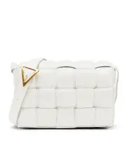 Bottega Veneta Padded Cassette Bag in Chalk
