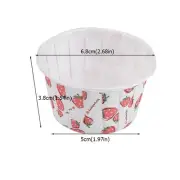 (2)100PCS Mini Cupcake Liners Paper Round Cake Baking Cups Muffin Cases