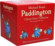 Paddington Classic Story 20 Books Collection Box Set Paddington And The Christmas Surprise, Paddington And The Marmalade Maze, Paddington Goes For Gold, Paddington King Of The Castle 16 More