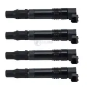 4 Ignition Coil Spark Plug Cap For Kawasaki Z750 04-12 ZX1000 Ninja 1000 2011-13