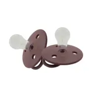 2PK Mininor Heath Flower 6m+ Baby/Infant Feeding Silicone Pacifier/Dummy Soother