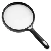 Glass 2.5X Handheld Reading Magnifier Lens with