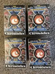 (4) 2019-20 NBA Panini Chronicles Blaster Boxes Factory Sealed - 4 Box Lot