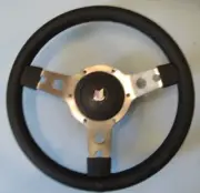 New 13" Leather Steering Wheel & Hub Adaptor Triumph Spitfire 1977-1980 (for: Triumph)