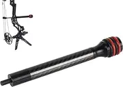 FENJANER Archery 6″/8″ Bow Stabilizer- Carbon Fiber Bow Balance Bar with Damping System for Compound/Recurve Bow Hunting Archery Accessory Equipment